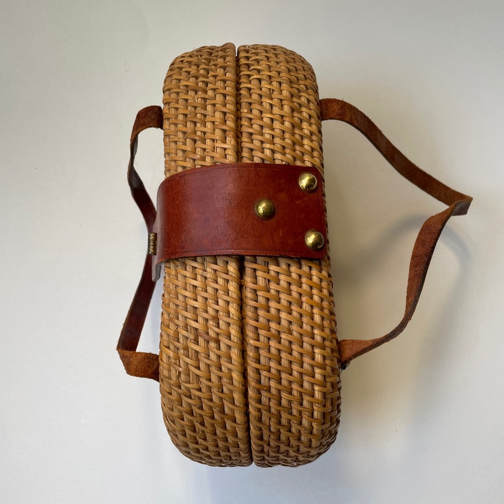 ๐HP๐ Vintage Boho Wicker Bag Clutch - Picture 6 of 9